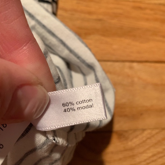 The Limited Black and White Striped Bow Tee - Picture 5 of 5